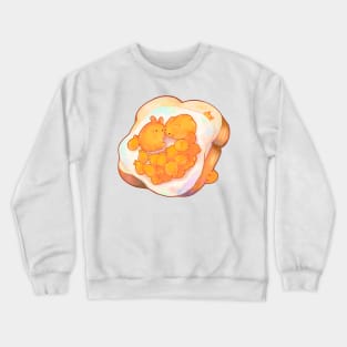 Bunny Yolk Butt Toast Crewneck Sweatshirt